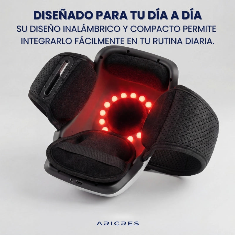 Masajeador térmico e infrarrojo de rodilla